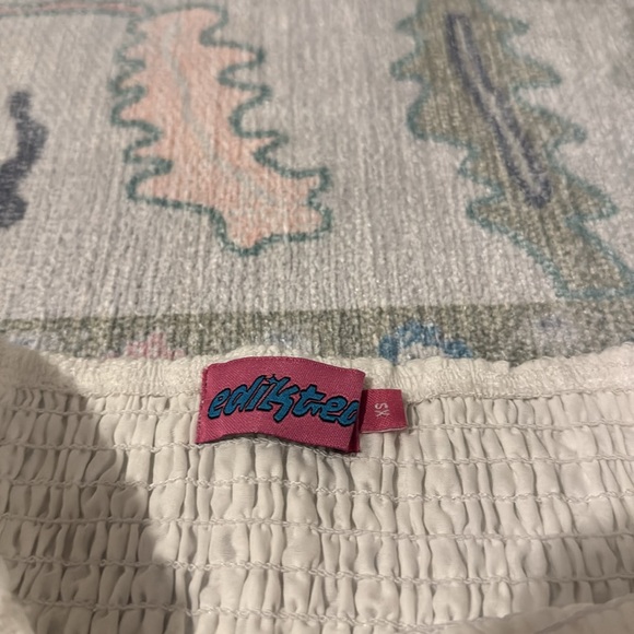 Edikted White Ruffled Dress - Picture 2 of 3